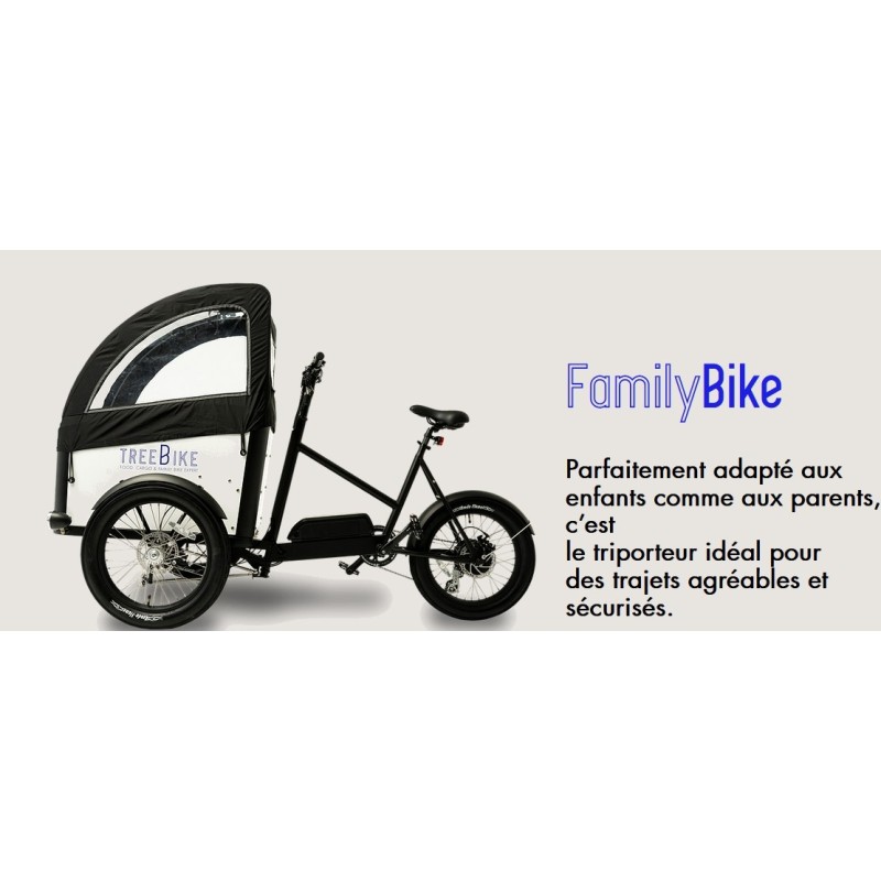 Vélo cargo pour la famille