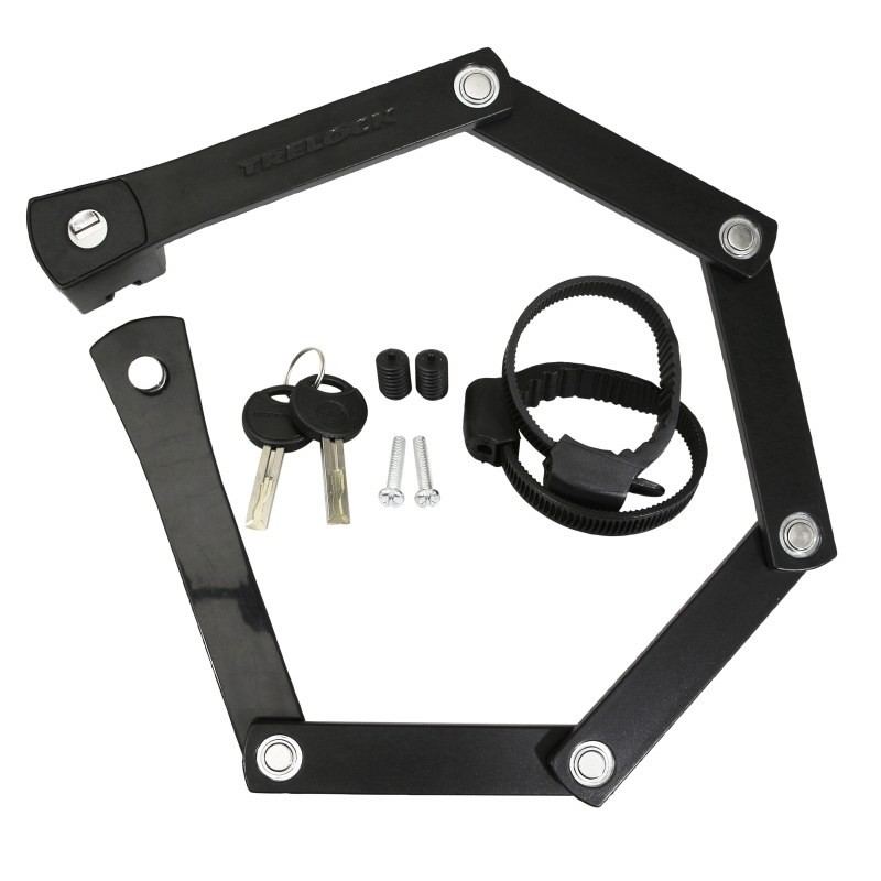 CHO antivol vélo pliable cadenas antivol haute sécurité de 63 cm de long,  antivol pliable à 360°, tête de serrure pivotante à 3 clés, 8 articulations  pour antivol trotinette electrique